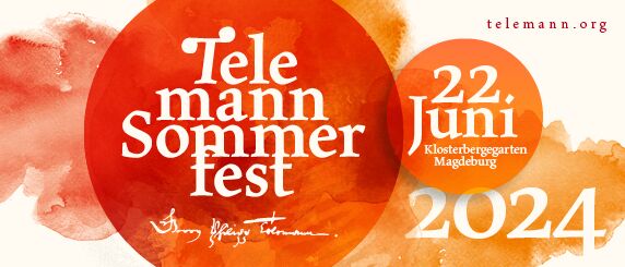 Titelbild des Telemann-Sommerfests 2024