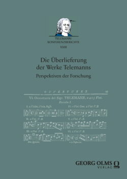 Cover des Telemann-Konferenzberichtes Bd. 23